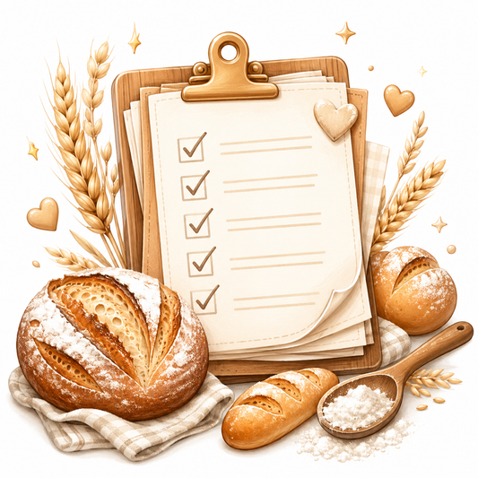 Bread Baking Checklist Notes
